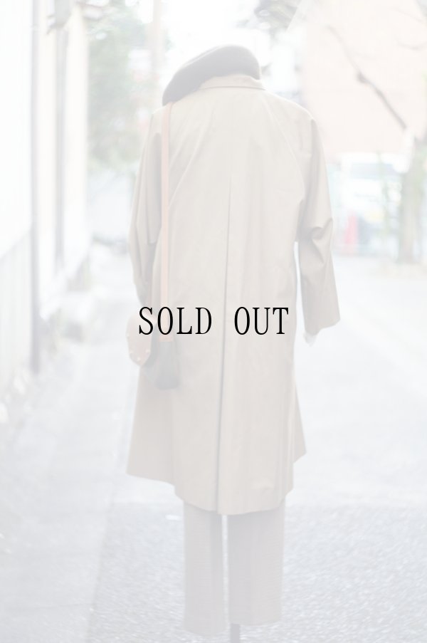 画像3: "Sanyo coat" ベージュ スタンドカラー コート ラグラン袖[19401]