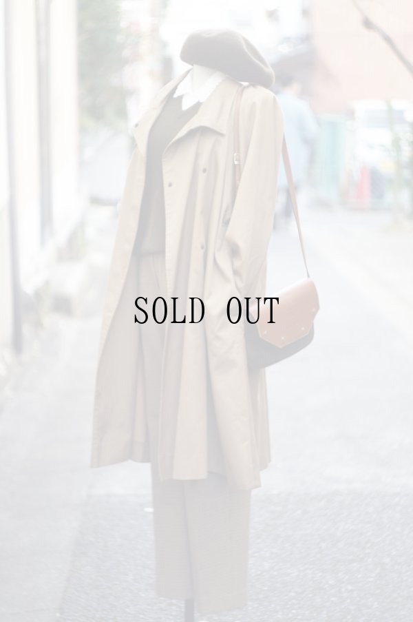 画像13: "Sanyo coat" ベージュ スタンドカラー コート ラグラン袖[19401]