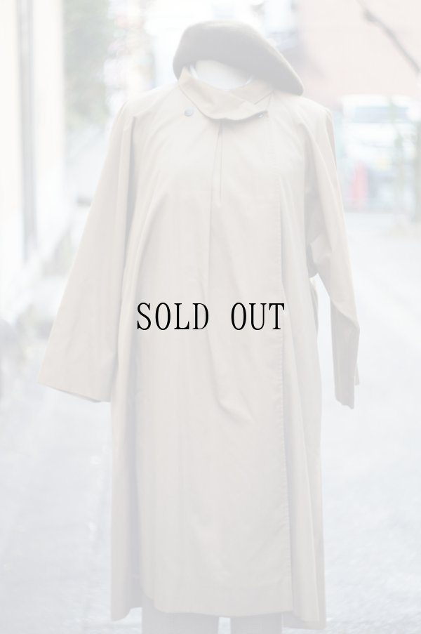 画像4: "Sanyo coat" ベージュ スタンドカラー コート ラグラン袖[19401]