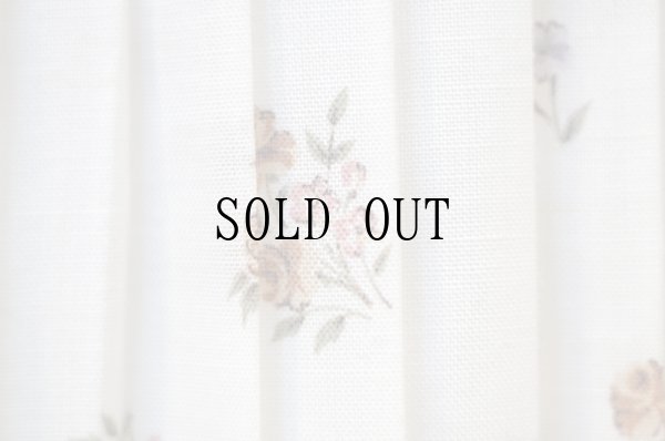 画像4: "Route 315"小花柄 スカート プリーツ w61cm[19435]