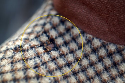 他の写真1: "M.LIMAN Penguin" ブラウン チェック柄 アメリカン ビンテージ ウール コート ポケット[19487]