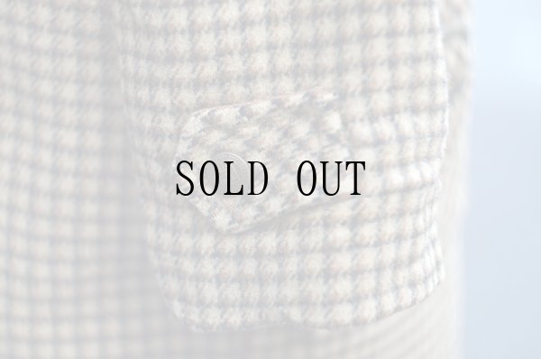 画像15: "M.LIMAN Penguin" ブラウン チェック柄 アメリカン ビンテージ ウール コート ポケット[19487]