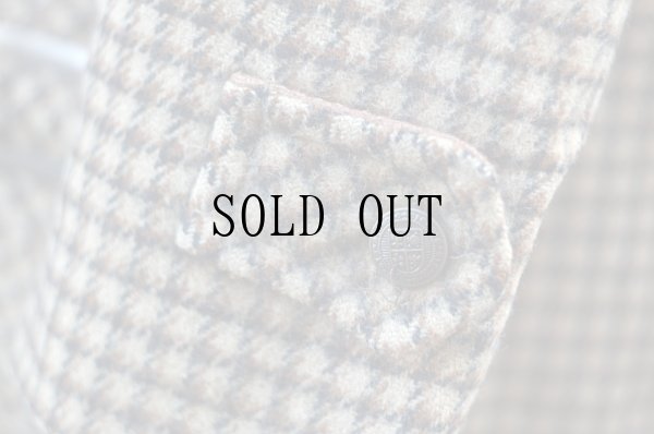 画像16: "M.LIMAN Penguin" ブラウン チェック柄 アメリカン ビンテージ ウール コート ポケット[19487]