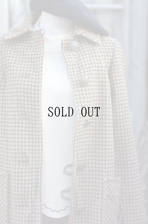 画像22: "M.LIMAN Penguin" ブラウン チェック柄 アメリカン ビンテージ ウール コート ポケット[19487]