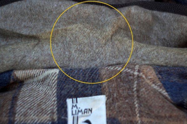 画像20: "M.LIMAN Penguin" ベージュ グレー系 アメリカン ビンテージ ウール コート 丸襟[19486]