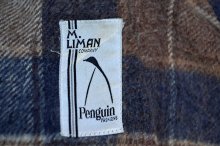 他の写真1: "M.LIMAN Penguin" ベージュ グレー系 アメリカン ビンテージ ウール コート 丸襟[19486]