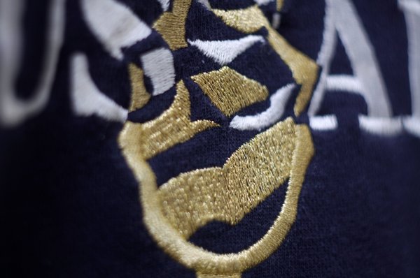 画像6: "TRUSSARDI" イタリア製 ロゴ刺繍 ネイビー スウェット トップス[19495]