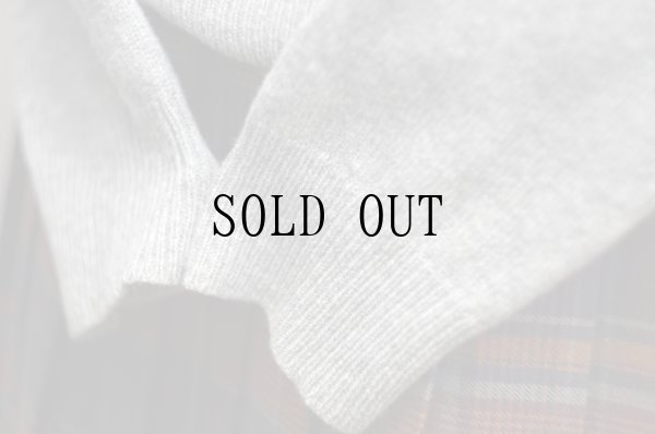 画像5: "ラルフローレン" グレー Vネックニット セーター ワンポイント刺繍 メンズサイズ[19497]