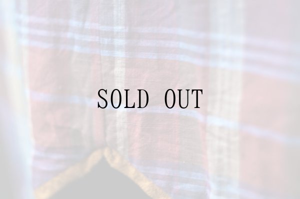 画像7: US リバーシブル コットン ゴブラン デニム 別素材 ベスト ヒツジ ウサギ 花柄 [19505]