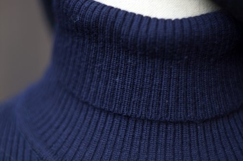 他の写真1: ネイビー  ニット セーター タートルネック[25241]