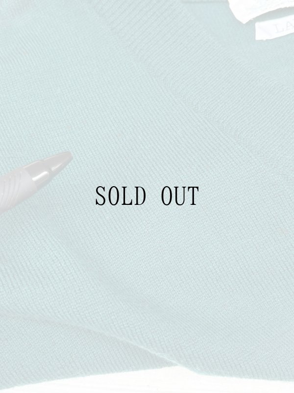 画像13: "Smith & Teleford " スコットランド製 グリーン ウール ニット カーディガン Vネック[19508]