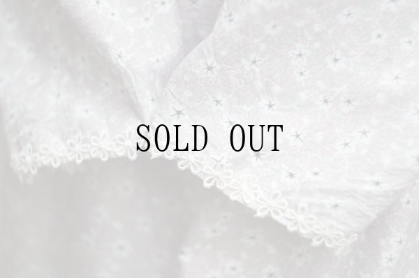 画像5: US 小花柄 長袖 ワンピース ノーカラー ロング丈[19580]