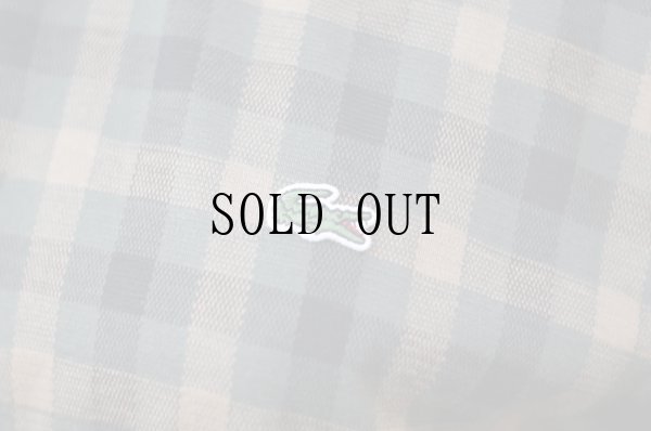 画像5: "Lacoste" グリーン チェック柄 長袖 ブラウス ボタンダウン コットン 起毛生地[19590]