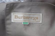 他の写真1: "Burberrys" グレー 無地 長袖 混シルク ブラウス ノーカラー レース[19600]