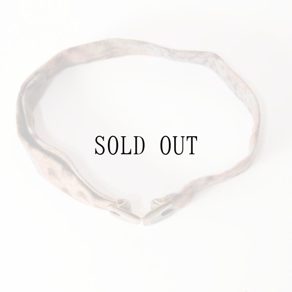 画像5: 総柄 ブラウン系 アンティークベルト[19635]