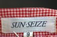 画像14: "Sun-seize" ギンガムチェック柄 混シルク コットン 半袖 セットアップ クルーネック[19660]