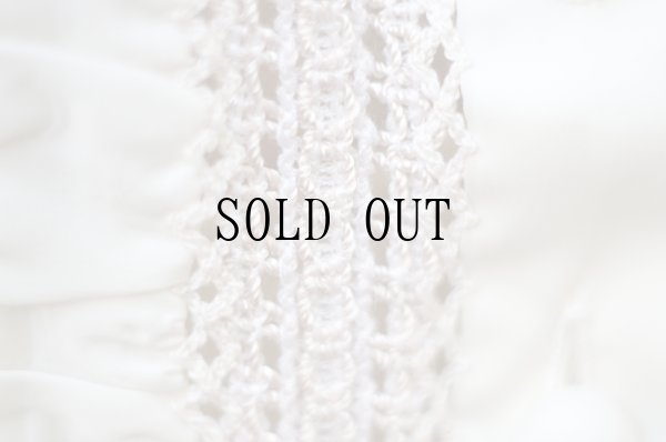 画像6: "Hana no blouse" オフホワイト 長袖 ブラウス レース[19683]