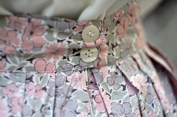 画像4: "Jones New york" ピンク 花柄 コットン スカート フレア w62cm[16704]