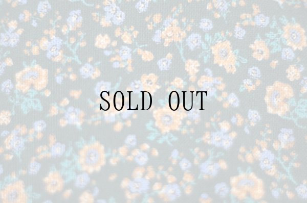 画像13: "McGREGOR" グリーン 小花柄 長袖 コットン ブラウス レギュラーカラー[19721]