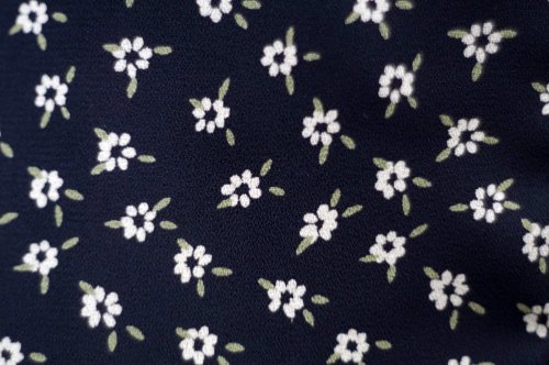 他の写真1: ネイビー 花柄 ジャンパースカート[19739]