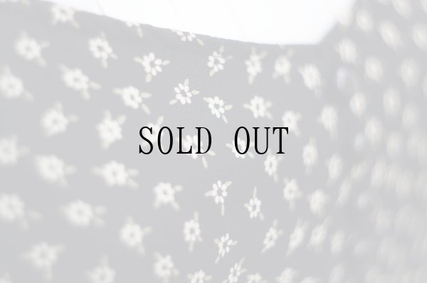 画像12: ネイビー 花柄 ジャンパースカート[19739]