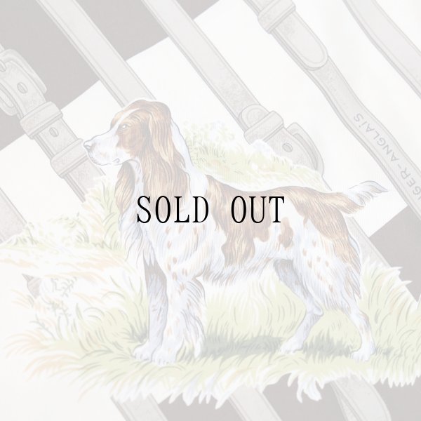 画像3: イヌ絵模様 ブラウン系 シルク スカーフ 79cm×79cm[19764]