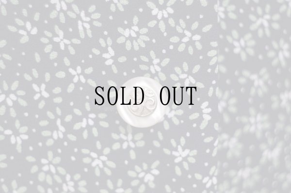 画像7: "Leslie Fay" US ネイビー系 花柄 半袖 レトロワンピース オープンカラー[19779]