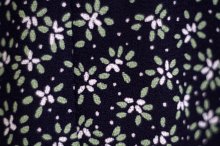 他の写真1: "Leslie Fay" US ネイビー系 花柄 半袖 レトロワンピース オープンカラー[19779]