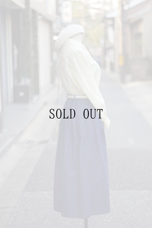 画像4: "Talbots" US デニム スカート フレア w64cm[19784]