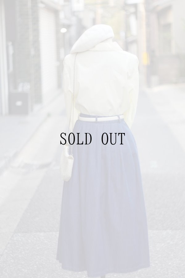 画像5: "Talbots" US デニム スカート フレア w64cm[19784]