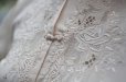 画像11: "水仙花"" ベージュ  半袖 チャイナ ブラウス スワトウ刺繍[19858]