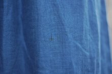 他の写真1: "Polo ralph rauren" ブルー リネン 半袖 レトロワンピース オープンカラー[19861]