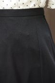 画像2: "Chaus" 黒 混レーヨン スカート フレア w68cm[19909] (2)