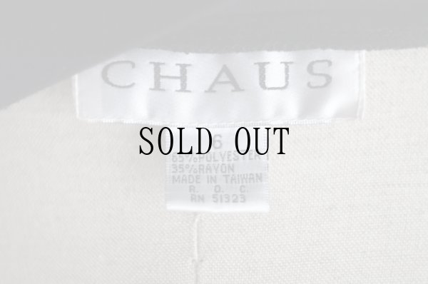 画像7: "Chaus" 黒 混レーヨン スカート フレア w68cm[19909]