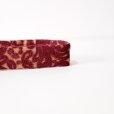 画像4: 赤系 刺繍 アンティークベルト[19825]