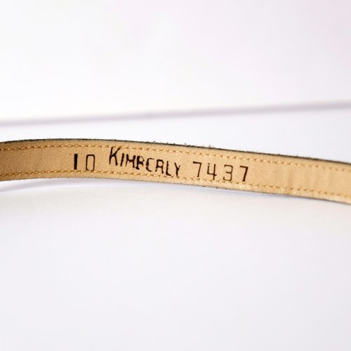 他の写真1: "KIMBCRLY" インポート ワインレッド レザーベルト[19911]
