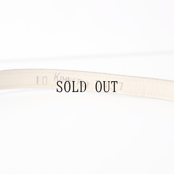 画像4: "KIMBCRLY" インポート ワインレッド レザーベルト[19911]