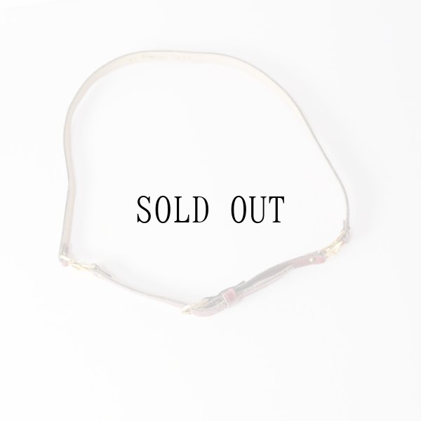 画像6: "KIMBCRLY" インポート ワインレッド レザーベルト[19911]