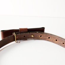他の写真1: "GAP" US インポート リボン ブラウン レザーベルト[19913]