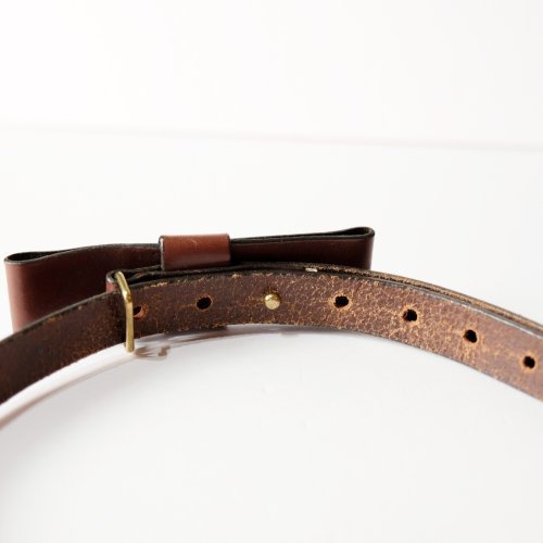 他の写真1: "GAP" US インポート リボン ブラウン レザーベルト[19913]