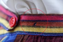 他の写真1: "Ralph lauren" マルチストライプ リネン スカート w65cm[19866]