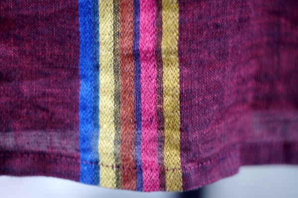 画像10: "Ralph lauren" マルチストライプ リネン スカート w65cm[19866]