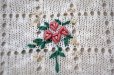 画像6: 白 サマー ニット トップス お花刺繍[19881]