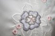 画像5: 白 半袖 レース ブラウス スカラップカラー お花刺繍[19917]