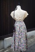 画像8: "laura ashley" 花柄 コットン スカート フレア w59cm[19935]