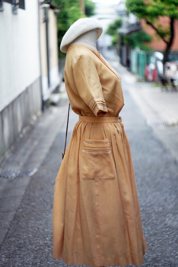 画像3: "MILAND" イエロー ブラウス&スカート ツーピース セットアップ[19950]