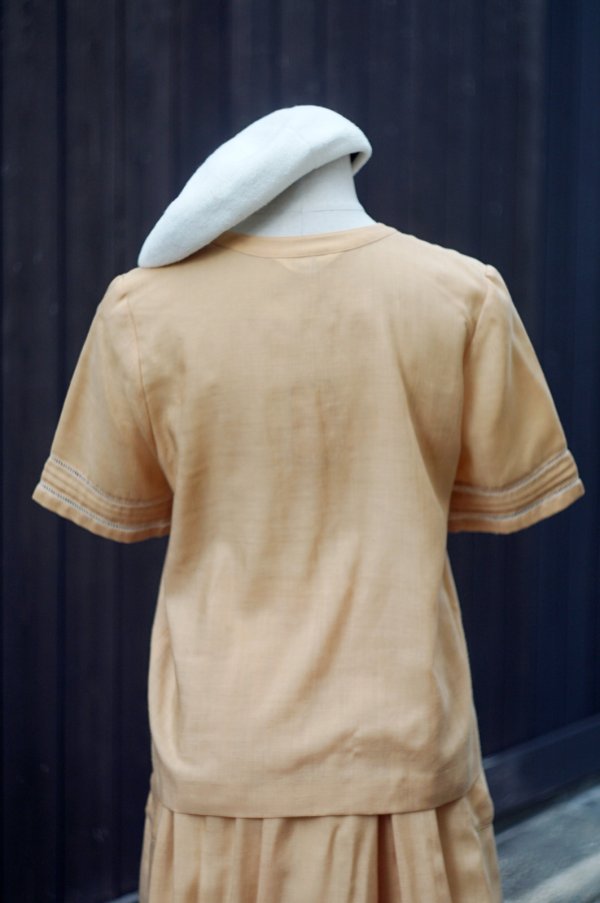 画像16: "MILAND" イエロー ブラウス&スカート ツーピース セットアップ[19950]