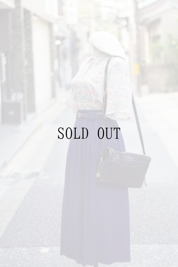 画像3: "COUNTERPARTS" US製 ネイビー スカート フレア w62cm[19955]