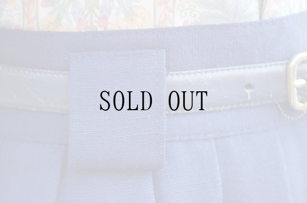 画像8: "COUNTERPARTS" US製 ネイビー スカート フレア w62cm[19955]