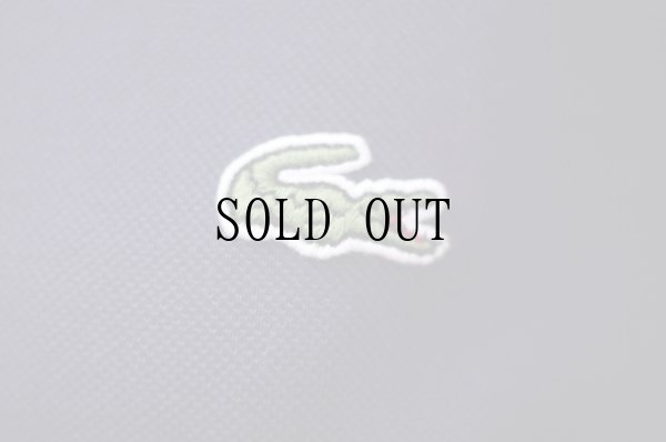 画像6: ”Lacoste” 無地 ネイビー 半袖 ポロシャツ ワンポイント刺繍[19956]